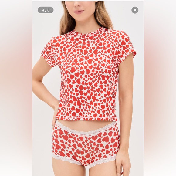 NWT Stripe & Stare RIXO Baby Tee S $70 current season Shopbop amazing deal - Picture 1 of 11